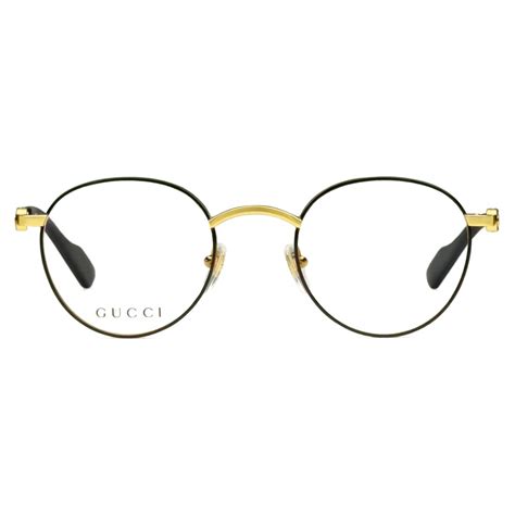 gucci brille schwarz gold|Gucci optical frames for women.